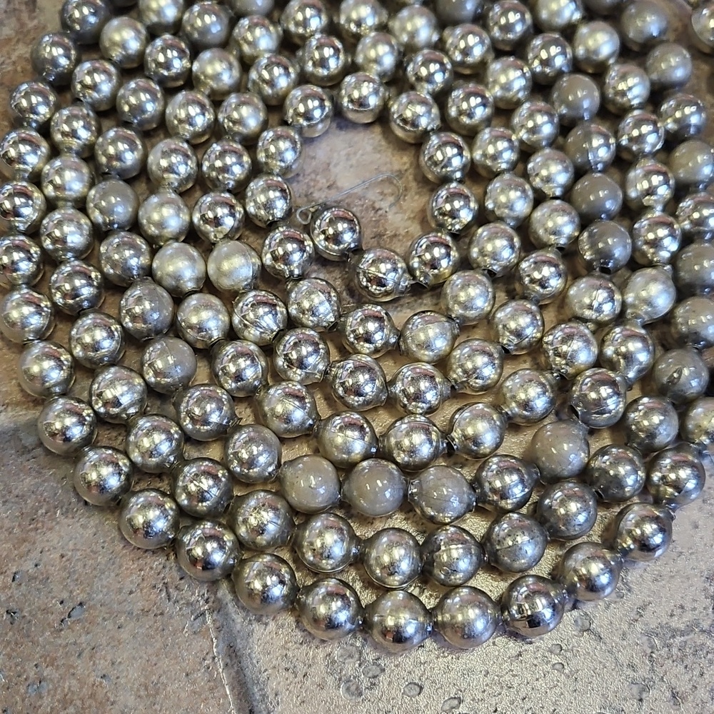 Vintage Silver Bead Garlands 38.92 Total Feet - Picture 3 of 9